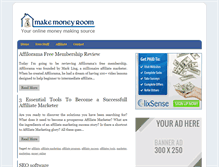 Tablet Screenshot of makemoneyroom.com